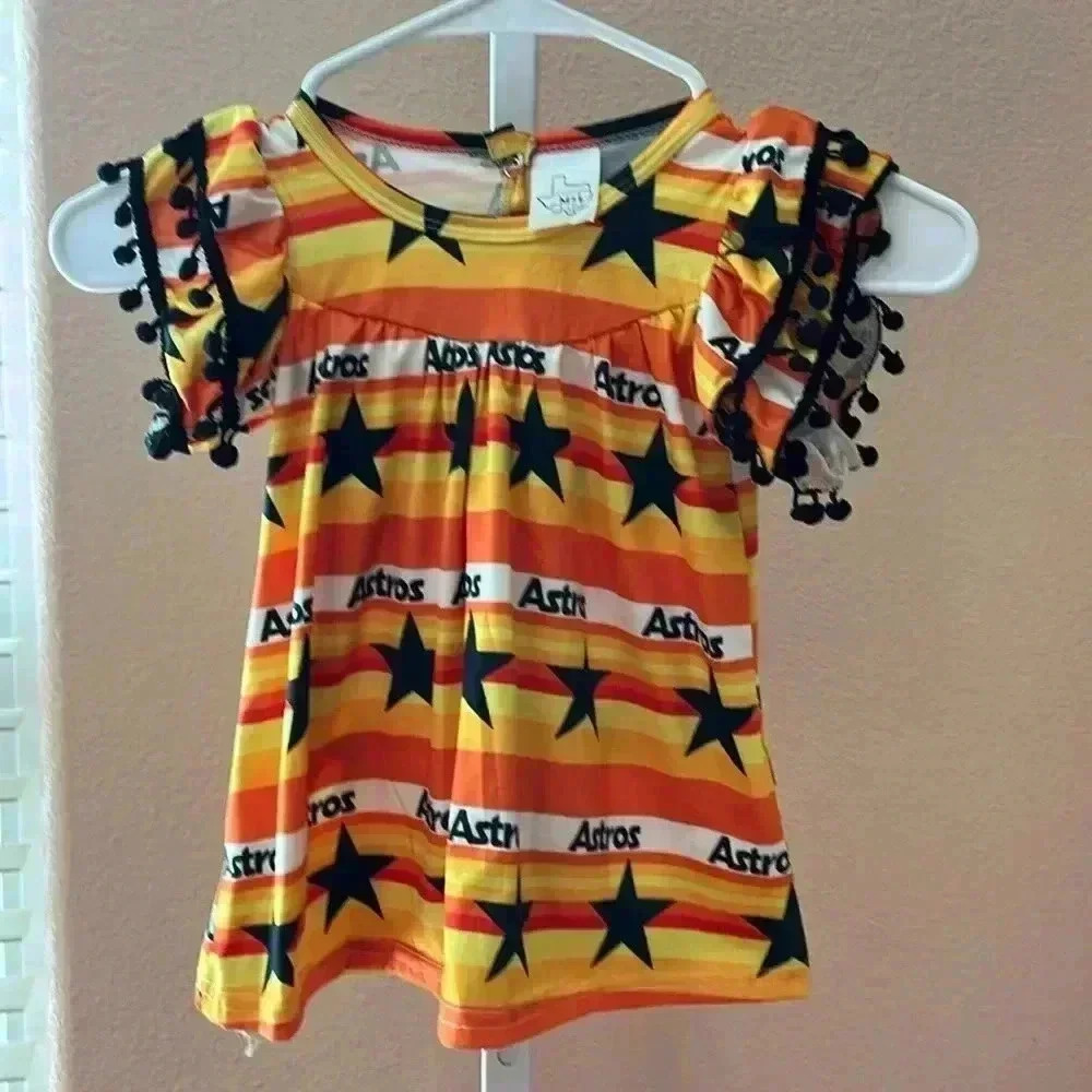 M&L Kids Astros Dress (no size). Looks like 12 Months